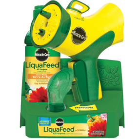 Miracle-Gro LiquaFeed All Purpose Plant Food Advance Starter Kit, For Flowers, Vegetables, Trees and Shrubs, One 16 oz. Plant Food and One Feeder