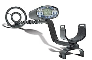 Bounty Hunter Time Ranger Metal Detector for Adults with LCD Display, Target ID, and Ground Balancing – Advanced Detection for Coins, Relics, Jewelry