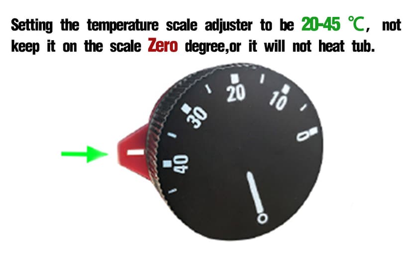UCEDER Hot Tub LX H20-Rs1 Thermostat 110V 2kw with Adjustable Temperature Thermostat for Some hot tubs,Underground Small Pool &Bathtub(Suggest Connect 20A Adapter or Breaker