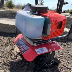 GardenTrax Mini Tiller Cultivator Powerful 33cc 2-Cycle Engine