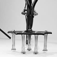 EarthWay 6500 High Wheel Tubular High Wheel Cultivator with Comfort Handle with 3- Position Adjustable, Quick Change Implements, and 24 Inch Steel Wheel