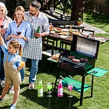 Urban Deco Heavy Duty Drink Holder Set of 7, Outdoor Yard Drink Holder Stakes, 4 Packs Plus Extra 3