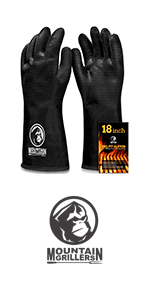 Mountain Grillers Meat Claws - Pulled Pork Claws and Meat Shredder - Grilling Claws BBQ Tools for Meat Shredding - Meat Pulling Claws for Barbecue, Smoker, and Grill Bear Claws - Pack of 2, Black