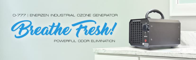 Enerzen Ozone Generator 60,000mg Industrial O3 Air Purifier Deodorizer (60,000mg - Black)