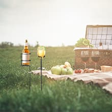 Urban Deco Heavy Duty Drink Holder Set of 7, Outdoor Yard Drink Holder Stakes, 4 Packs Plus Extra 3