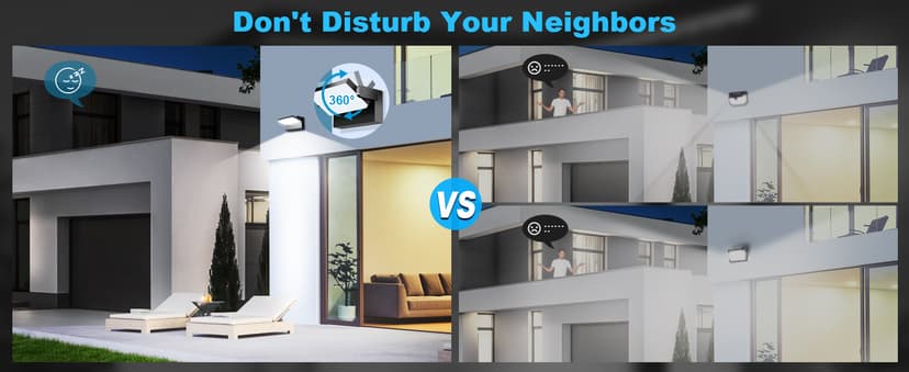 LEDMO LED Flood Lights Outdoor 60W - Rotatable 360 Adjustable Head Switch Control Exterior Lighting Fixture Wall Pack Commercial Security 5000K Waterporof Yard Wall Mount Garage Barn Yard Lights