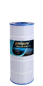 POOLPURE PLF120A Pool Filter Replaces Hayward C1200, CX1200RE, Pleatco PA120, Ultra-B2, Unicel C-8412, Filbur FC-1293, Clearwater II 125, Waterway Pro Clean PCCF-125, L x OD:23 1/4" x 8 15/16"
