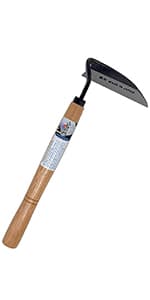 HACHIEMON Serrated Sickle MINI Japanese Saw Tooth Style - Compact and Lightweight - Made in Japan