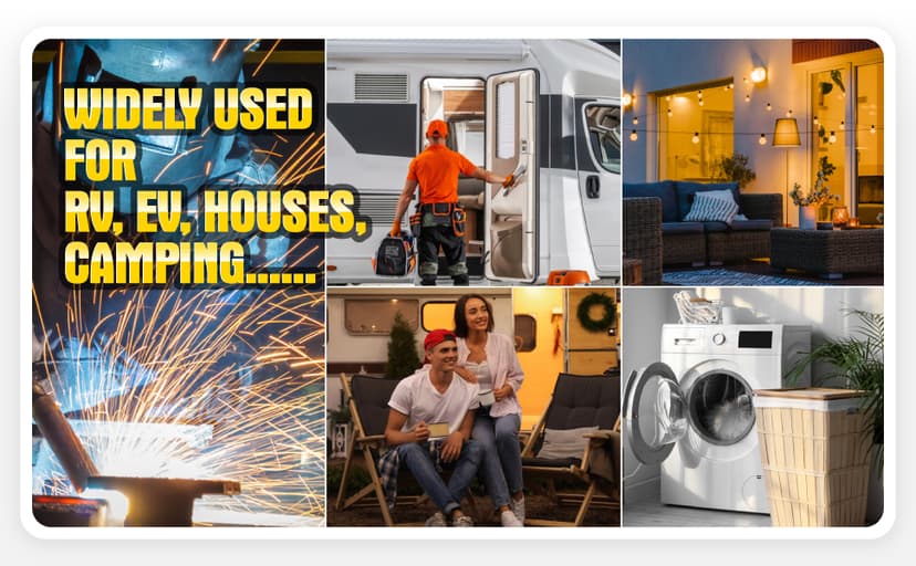 Generator to Dryer Adapter Cord NEMA L14-30P to 10-30R 30 Amp, ETL Listed, 4 Prong Locking Generator Male to 3 Prong Dryer Female for EV, 10 AWG STW, 1FT