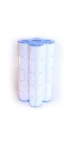 Optimum Pool Technologies® Pool Filter 4-Pack, Compatible Replacement for Pentair® Clean & Clear Plus 420 178584, R173576, Unicel C-7471, Pleatco PCC105, & Filbur FC-FC-6470, FC-1977 Filter Cartridges