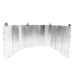 Adjustable Heat Focusing Reflector for Round Natural Gas and Propane Patio Heaters