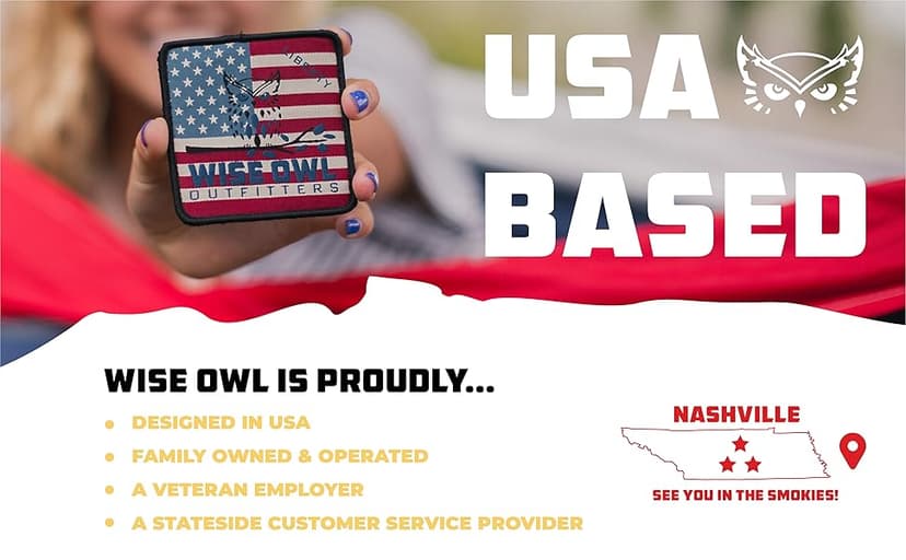 Wise Owl Outfitters Hammock Tarp, Hammock Tent - Rain Tarp for Camping Hammock - Camping Gear Must Haves w/Easy Set Up Including Tent Stakes and Carry Bag