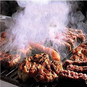 Skyflame Wood Chip Smoker Box, Stainless Steel Double V-shape BBQ Smoke Box with Hinged Lid for Charcoal & Propane Gas Grill, 12.5"(L) x 3.3"(W) x 2.5"(H), U.S. Design Patent