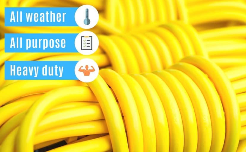 30 Amp Generator Cord, Generator Cord, NEMA L14-30P to L14-30R, 30 Amp Extension Cable, 240 Volt, 30amp Power Wire, 4 Prong Plug, Dryer Extension, UL CUL, 10 Gauge, 7500W, STW, Heavy Duty, 10 Feet