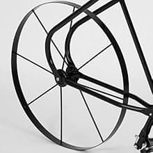 EarthWay 6500 High Wheel Tubular High Wheel Cultivator with Comfort Handle with 3- Position Adjustable, Quick Change Implements, and 24 Inch Steel Wheel