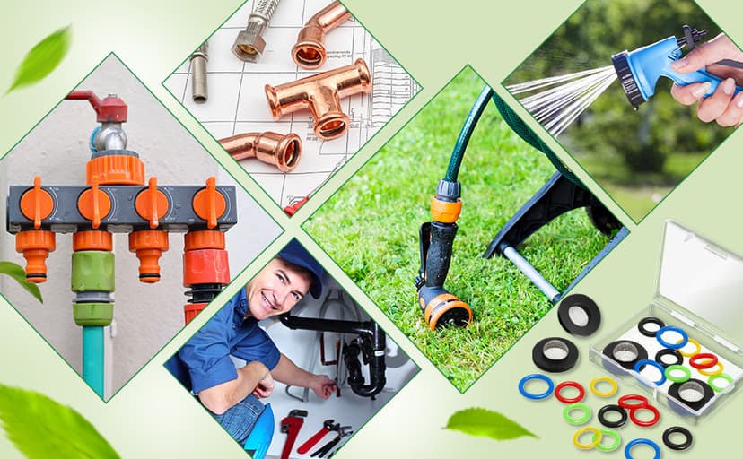 24 Pack O-Ring Power Pressure Washer Kit 6 Sizes for Power Pressure Washers, Pump, Hose, Gun, Wand and Lance