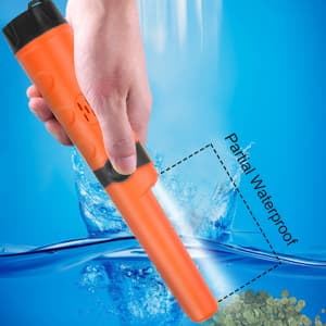 Kuman Pin pointer Water Resistant Metal Detectors with Holster Treasure Hunting Unearthing Tool Accessories Buzzer Vibration Automatic Tuning KW30