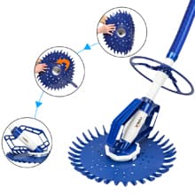 VINGLI Pool Vacuum Cleaner Automatic Sweeper Swimming Pool Creepy Crawler Vacuum