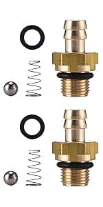 Tool Daily Pressure Washer Siphon Hose and Filter for Soap and Chemical Injector, 10 Feet Tubing, 2 Filters