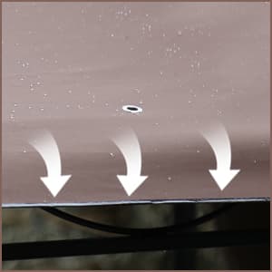 10'x10' Outdoor Patio Gazebo Heavy Duty Steel Frame Canopy with Double Roof, Privacy Curtains, for Garden, Backyard, and Lawn (Brown)