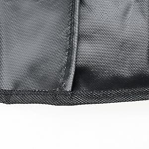 QuliMetal Grill Cover for Green Mountain Daniel Boone Prime WiFi Grills and Green Mountain Grill Ledge Model, Full Length GMG Daniel Boone Smoker Cover, 600D Fabric, Black