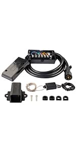 RVGUARD Welder Adapter, Generator 4 Prong 30 Amp to Welder 50 Amp Adapter, NEMA L14-30P to 6-50R Welding Adapter, 12 Inch, Green