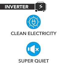 Pulsar PGD40ISCO Ultra Light Quiet 4000W Portable Gas Inverter Generator