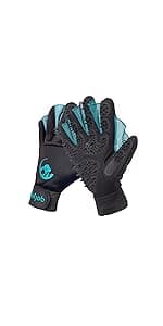 COOLJOB 2 Pairs Gardening Gloves for Women and Men, Bamboo Working Gloves Touchscreen, Grippy Nitrile Rubber Coated Work Gloves, Green/Black, X-Large Size (2 Pairs XL)