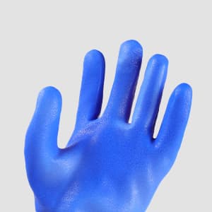 MUMUKE Long Waterproof Gloves, Long Chemical Gloves, Reusable, Padded Cotton Lined/Acid & Oil Resistant 28 inch