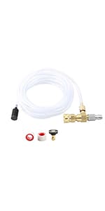 Sooprinse High Pressure Washer Gun Power Spray Gun 4000psi with 19 inch Extension Replacement Wand Lance,5 Quick Connect Nozzles for Honda Excell Troybilt, Generac, Simpson, Briggs Stratton