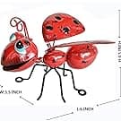 GIFTME 5 Metal Garden Sculptures Statues Yard Art Decoration,Set of 4 Garden Decor Perfect Hanging The Tree, Porch,Backyard or Patio Wall Decor