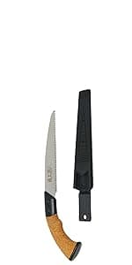 KAKURI Japanese Pruning Saw with Sheath 8.2" Made in JAPAN, Japanese Hand Pull Saw for Gardening and Camping, Non-Slip Cork Handle