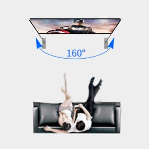 Projector Screen with Stand 120 inch Portable Projection Screen 16:9 4K HD Rear Front Projections Movies Screen with Carry Bag for Indoor Outdoor Home Theater Backyard Cinema Travel