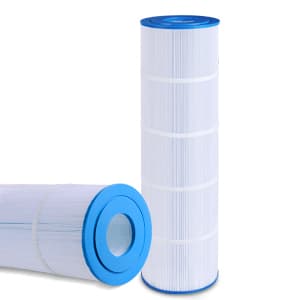 POOLPURE PCC105-PAK4 Replaces Pentair CCP420, 178584, Ultral-A6, Unicel C-7471, 817-0106, R173576, Filbur FC-1977, 570-0425-07, Pentair Clean and Clear Plus 420, L x OD: 26"x7", 4X105 sq.ft. Cartridge