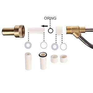 Tool Daily Pressure Washer Sandblasting Nozzle Tip, Replacement Wet Sand blaster Attachment, 5000 PSI, 2-Pack