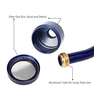 GREEN MOUNT Watering Wand, 24 Inches Sprayer Wand with Superior Stainless Head, Perfect for Hanging Baskets, Plants, Flowers, Shrubs, Garden and Lawn, Purple