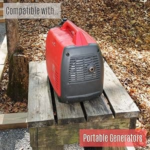 30 Amp Generator Cord, Generator Cord, NEMA L14-30P to L14-30R, 30 Amp Extension Cable, 240 Volt, 30amp Power Wire, 4 Prong Plug, Dryer Extension, UL CUL, 10 Gauge, 7500W, STW, Heavy Duty, 10 Feet