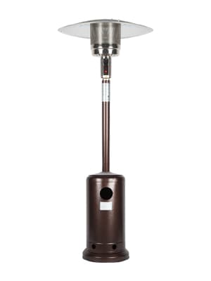 Outdoor Mushroom Heater Patio Propane 48,000 BTU for Outdoor Heating Deck Heater with Umbrella Dome and Wheeled Floor-standing Rust Free for Patio Porch and Backyards