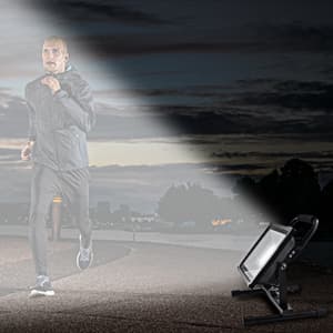 GLORIOUS-LITE 50W LED Work Light, 5000LM LED Flood Lights, 400W Equivalent, IP66 Waterproof, 16ft 5m Cord with Plug, 6500K, Adjustable Working Lights for Workshop Garage, Construction Site