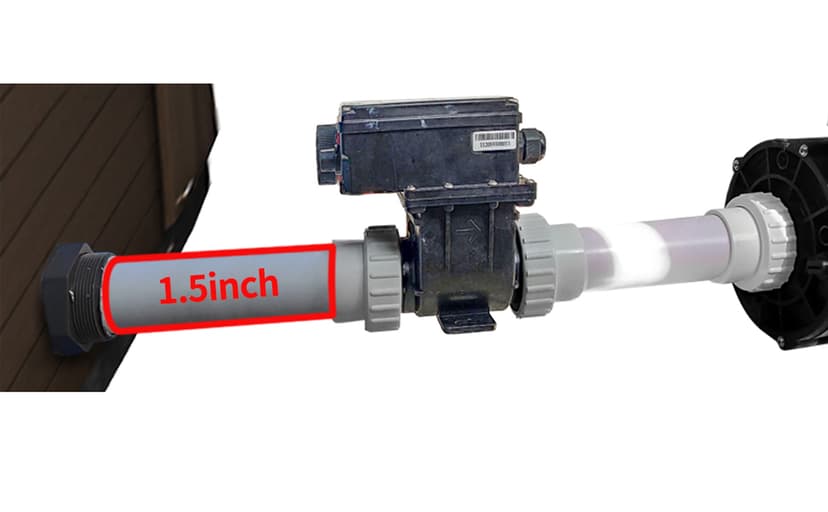 UCEDER Hot Tub LX H20-Rs1 Thermostat 110V 2kw with Adjustable Temperature Thermostat for Some hot tubs,Underground Small Pool &Bathtub(Suggest Connect 20A Adapter or Breaker