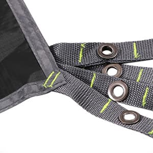 REDCAMP Hammock Rain Fly Camping Tarp Waterproof, 10x10ft Lightweight Backpacking Rain Tarp Shelter for Hiking Outdoor, Green