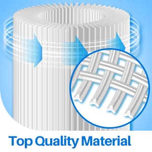 POOLPURE PLFPRB50-IN Spa Filter Replaces Pleatco PRB50-IN, PRB50IN, Unicel C-4950, Filbur FC-2390, Jacuzzi J210/J220/J235/J245/J275, Guardian 413-212-02, 373045, 5X13 Drop in Hot Tub Filter, 2 Pack