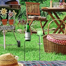 Urban Deco Heavy Duty Drink Holder Set of 7, Outdoor Yard Drink Holder Stakes, 4 Packs Plus Extra 3