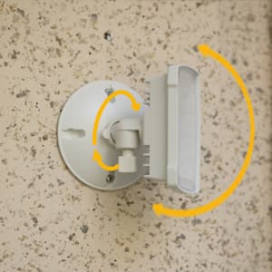 LUTEC 2 Packs 14W LED Flood Light Outdoor, 1300LM 5000K Single-Head Floodlight, Waterproof Exterior Security Fixture Wall Light for House Patio Garden Yard