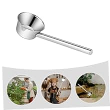 PRETYZOOM Dipper Stainless Steel Spoon Metal Bathing Ladles Long Handle Ladle Bath Spoon Water Ladle Spoon Garden Watering Scoop Soup Spoon Water Ladle Scoop Plant Take a Bath Baby China