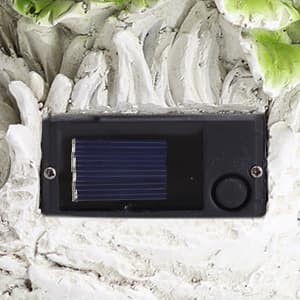 Garden Figurines Angel Garden Statue Outdoor Decor, Solar Powered Resin Sculpture with 5 LEDs Art Decoration for Patio Lawn Yard Porch, Ornament Housewarming Garden Gift, 12.8 x 7.5 x 6.1 Inch