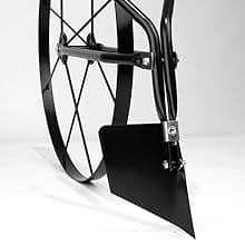 EarthWay 6500 High Wheel Tubular High Wheel Cultivator with Comfort Handle with 3- Position Adjustable, Quick Change Implements, and 24 Inch Steel Wheel