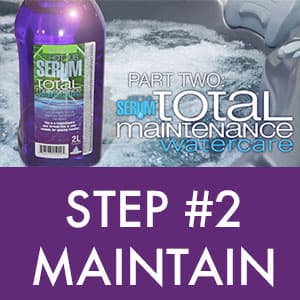 A Weekly Maintenance Hot Tub Cleaner/Clarifier/Conditioner/Softener All-in-One 2 Liter (24 Weekly doses), Inflatable Hot Tub Chemicals for Complete Hot Tub Treatment