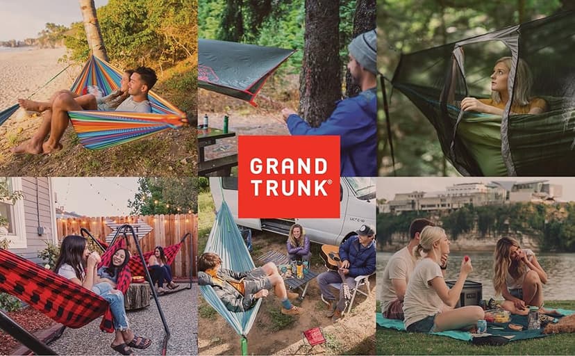 Grand Trunk Ultralight Camping Hammock - Lightweight and Portable Travel Hammock for Camping, Hiking, Backpacking, Beach, and Other Travel, Green