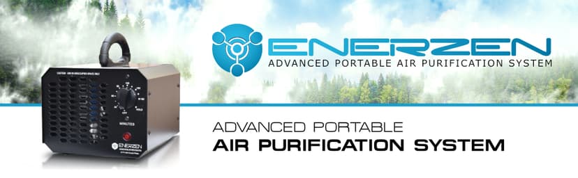 Enerzen Ozone Generator 60,000mg Industrial O3 Air Purifier Deodorizer (60,000mg - Black)